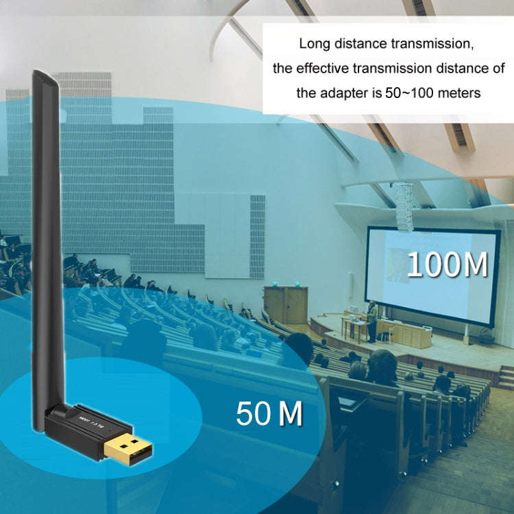 USB Bluetooth 5.1 Computer Adapter 100 Meters Receiving Transmitter