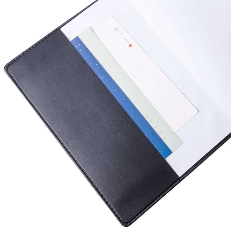 Deli 32K 80 Pages Business Office Notebook Leather Student Stationery Notes