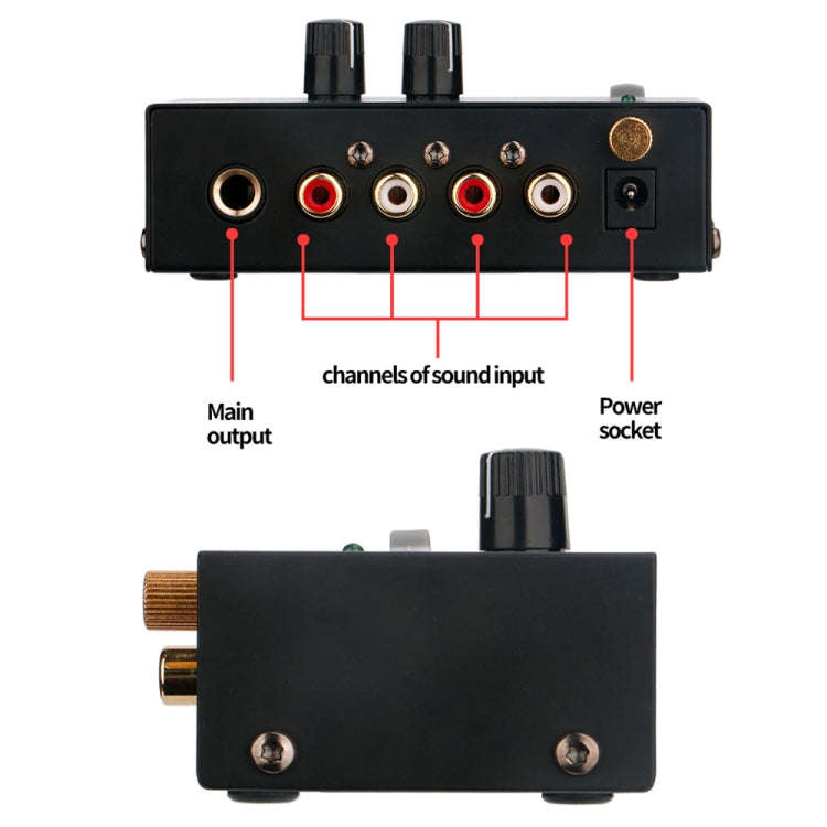 Vinyl Record Player Preamplifier, US Plug(PP500)