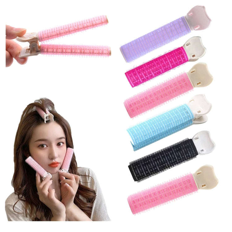 Fluffy Hair Clips Volumizing Root Clips Women Girls DIY Hair Styling Tool(Light Purple)