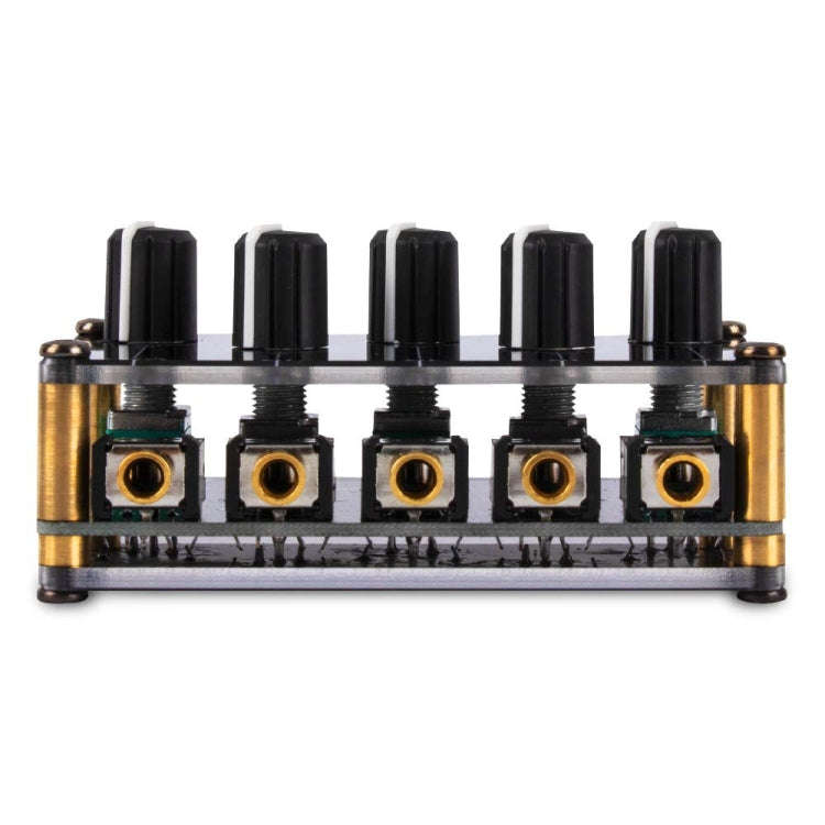 Portable 4-Way Stereo Line Passive Mixer Console(TX400)
