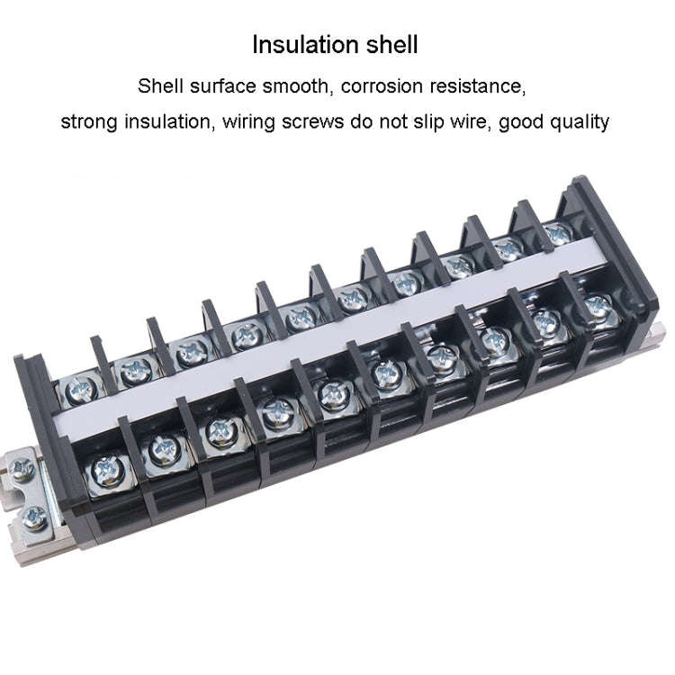 CHINT TD-3030 Terminal Block Rail Type Wiring Block Paralleling Wires Wire Connector