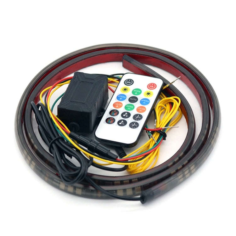 Car Phantom Daytime Running Lights LED Streamer Warning Turning Lights, Length: AR15-150cm APP+RF...