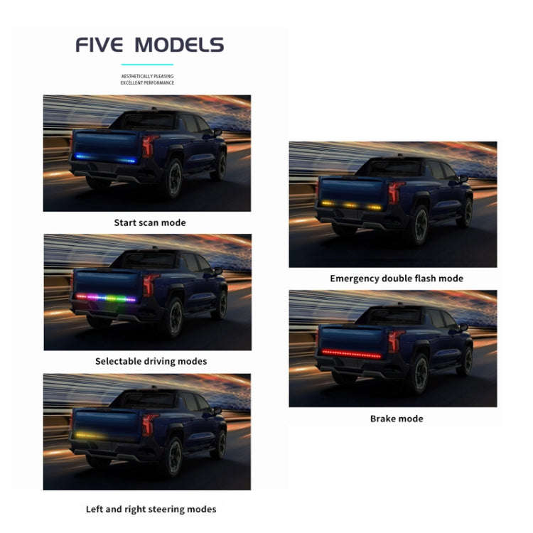 Car Phantom Daytime Running Lights LED Streamer Warning Turning Lights, Length: A15-150cm APP Model