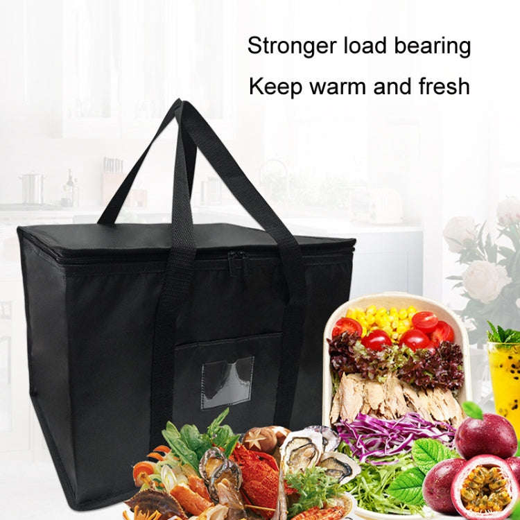 43x30x31cm Oxford Cloth Outdoor Thermal Insulation Large Capacity Takeaway Bag
