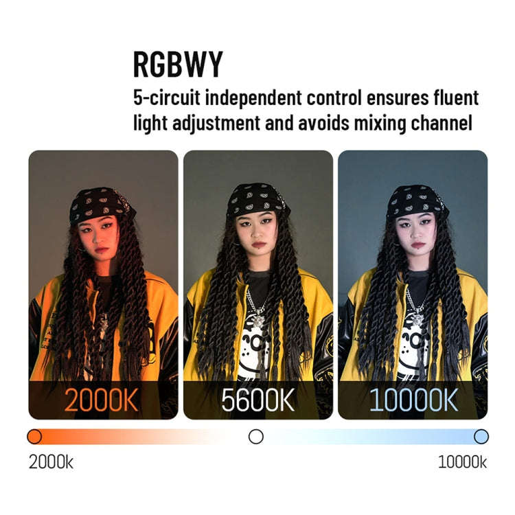 YONGNUO YN360IV 480 LEDs RGB APP Controlled Photography Fill Light, Spec: Standard+NP-F750