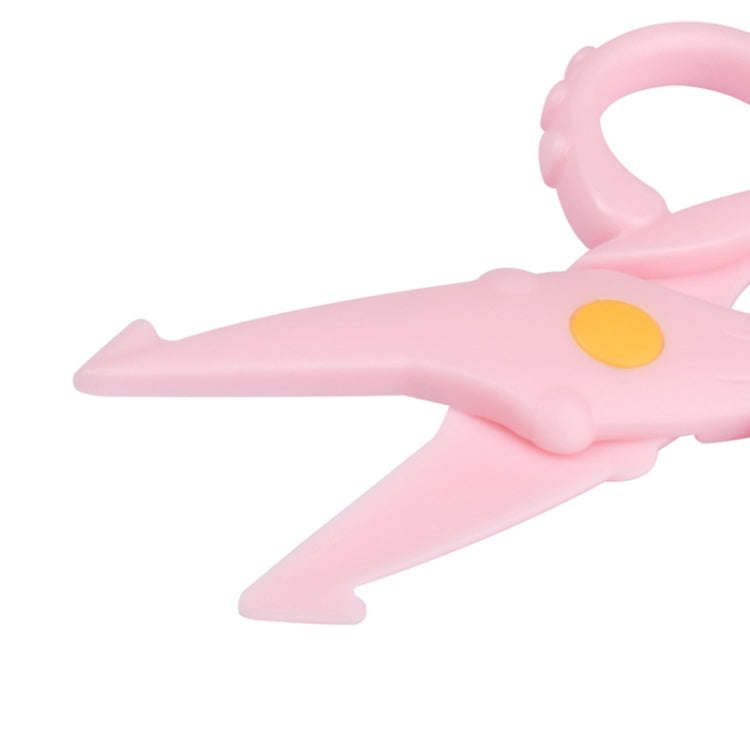 10pcs Cute Squid Mini Plastic Scissors Children Handmade Paper Cutting Tools(Pink)
