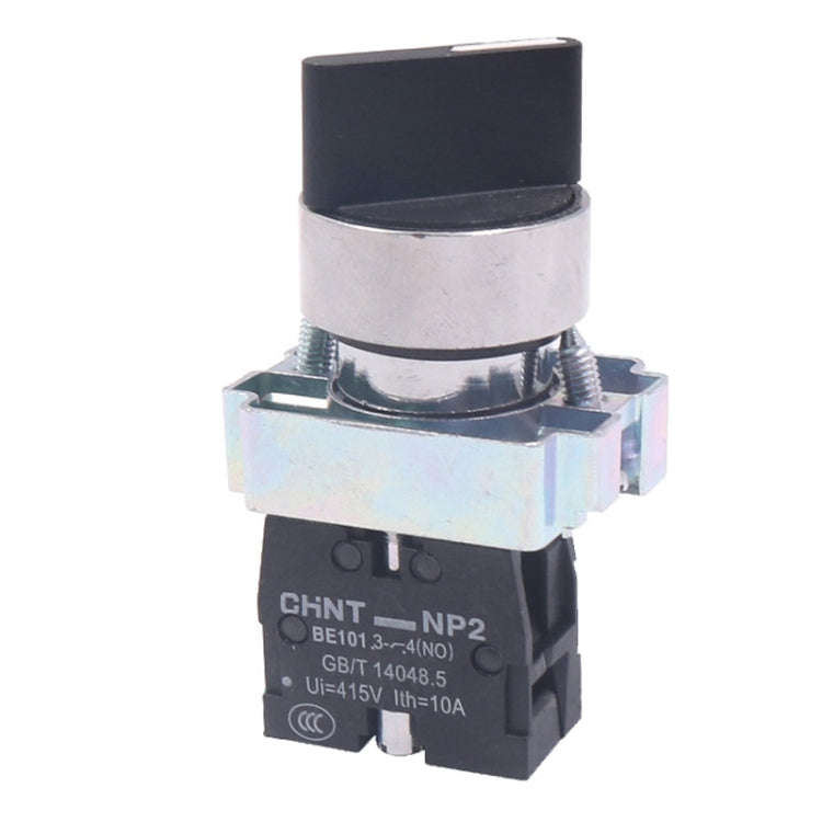 CHINT NP2-BD21 2 Gear Self-locking 1NO Power Transfer Switch Short Handle Master Knob 22mm