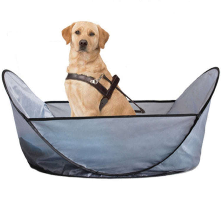 Pet Shaving Bibs Prevent Pet Hair From Falling To Ground(Light Gray)