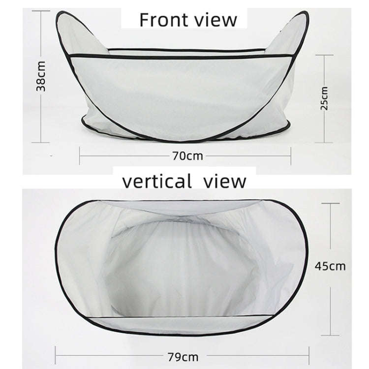 Pet Shaving Bibs Prevent Pet Hair From Falling To Ground(Light Gray)