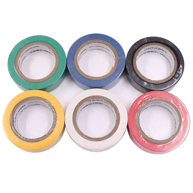 CHINT Electrical Tape Waterproof PVC Wire Insulation Tapes, Specification: 10m Black