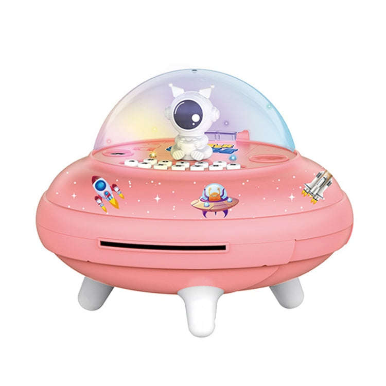 19.6 x 13.7 x 19.6cm UFO Flying Saucer Money Bank Toys Childrens Astronaut Intelligent Simulation...
