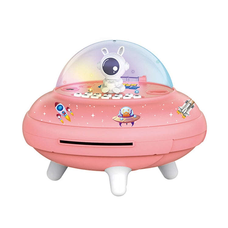 19.6 x 13.7 x 19.6cm UFO Flying Saucer Money Bank Toys Childrens Astronaut Intelligent Simulation...