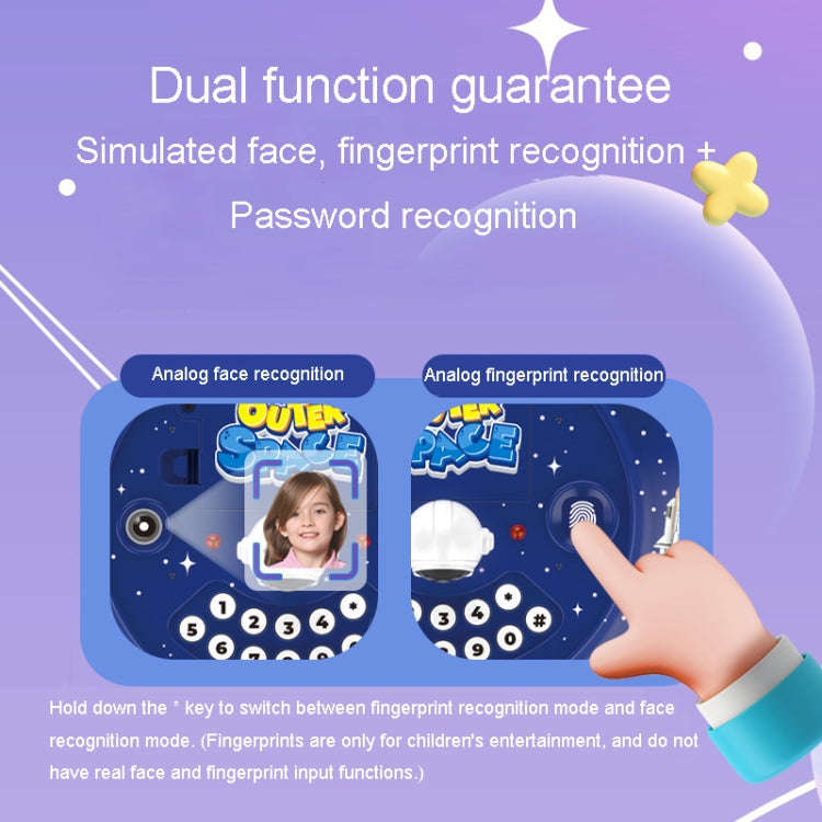 19.6 x 13.7 x 19.6cm UFO Flying Saucer Money Bank Toys Childrens Astronaut Intelligent Simulation...