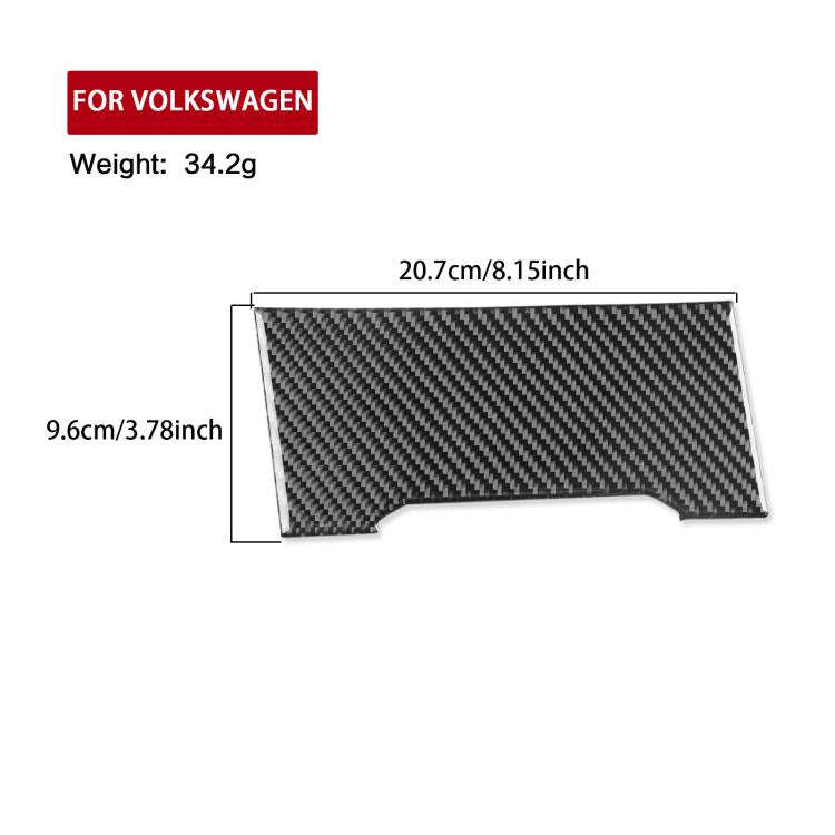 Volkswagen Sagitar 2019-2023 Left-hand Drive Central Control Storage Box Sticker(Black)