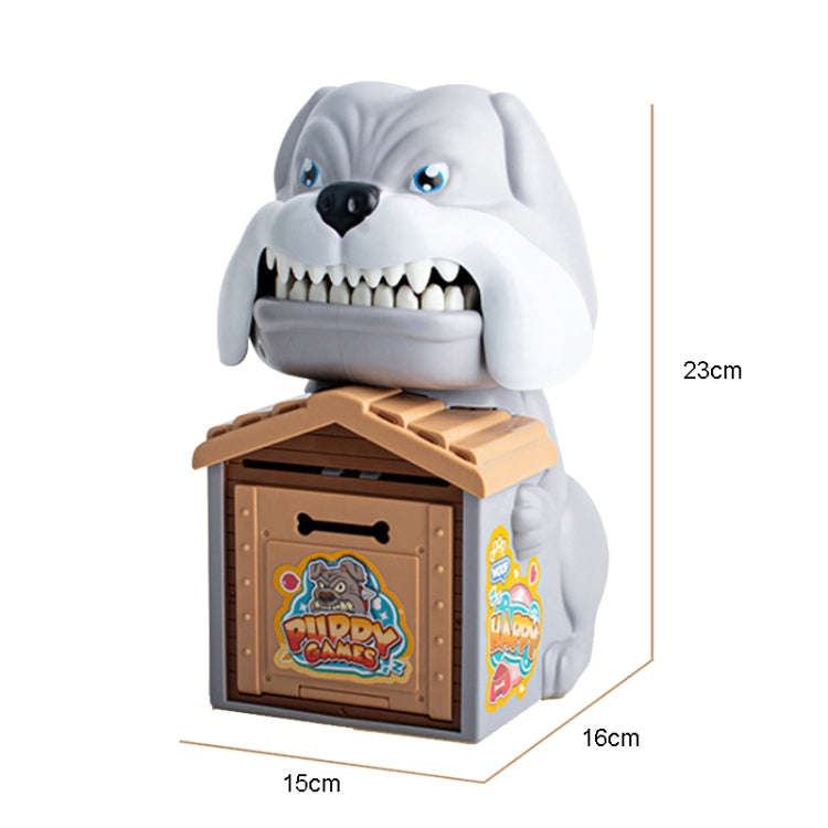 15 x 16 x 23cm Childrens Cute Puppy Coin Saving Bank Automatic Rolling Money Jar Deposit Machine ...