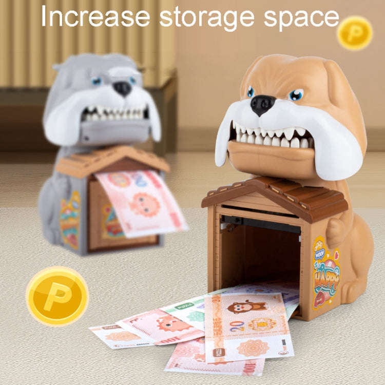 15 x 16 x 23cm Childrens Cute Puppy Coin Saving Bank Automatic Rolling Money Jar Deposit Machine ...