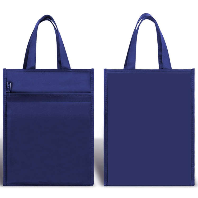 BeiDuoMei Portable File Bag A4 Waterproof Zipper Folder Can Put Water Cup Storage Bag(3 Layers Bl...