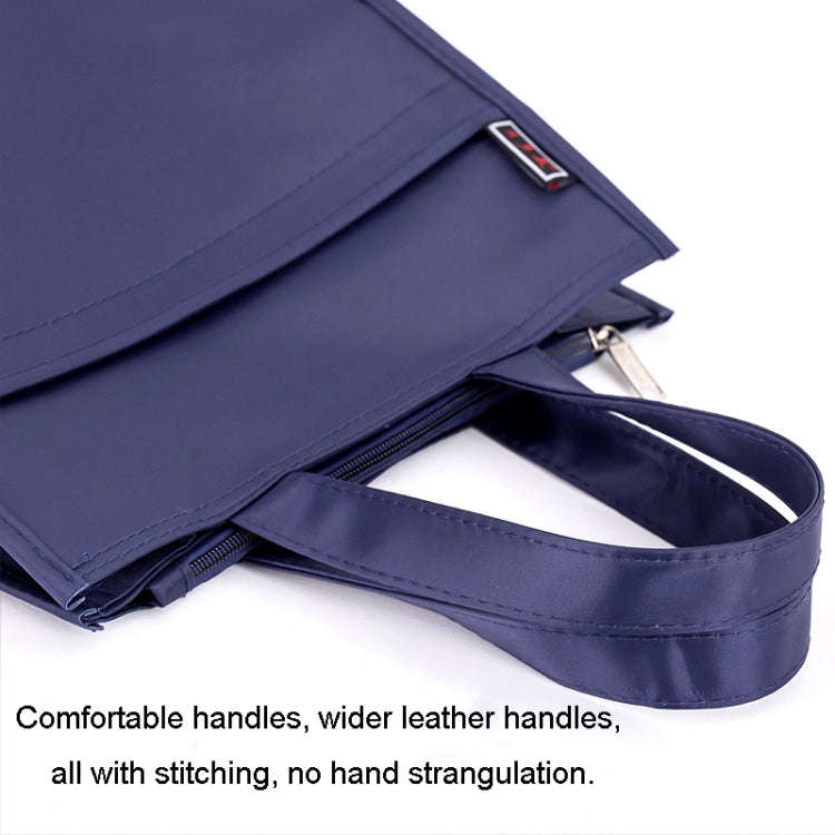 BeiDuoMei Portable File Bag A4 Waterproof Zipper Folder Can Put Water Cup Storage Bag(3 Layers Da...