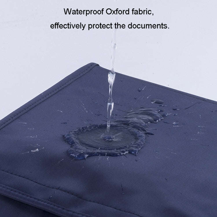 BeiDuoMei Portable File Bag A4 Waterproof Zipper Folder Can Put Water Cup Storage Bag(3 Layers Da...