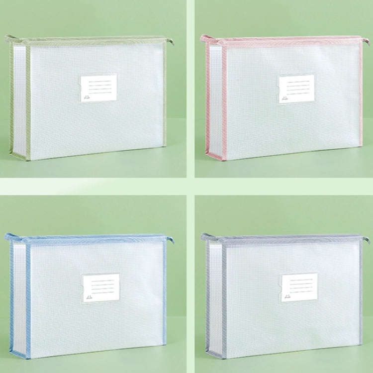 YAOJIE Student Subject Classification Storage Bag EVA 3D Thicken A4 Exam Special File Bags(Pink)