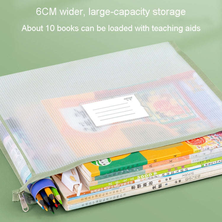 YAOJIE Student Subject Classification Storage Bag EVA 3D Thicken A4 Exam Special File Bags(Gray)