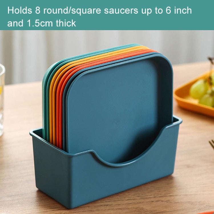 Plastic Base for Plates Within 6 inch Dish Organizer(Yellow)