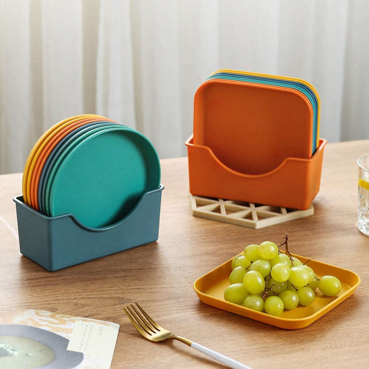Plastic Base for Plates Within 6 inch Dish Organizer(Orange)