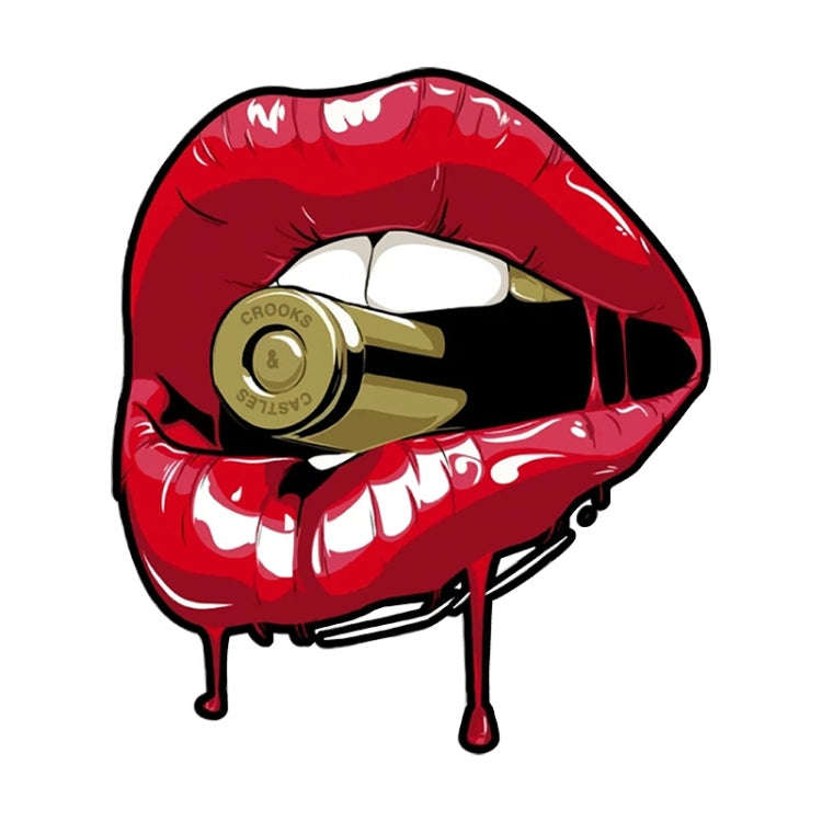 20x19cm Lip Car Stickers Body Bumper Scratch Stickers