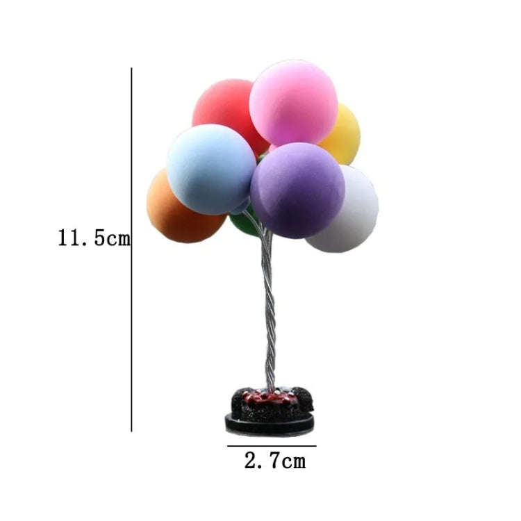 Car Ornaments Confession Balloons Cute Decorative Supplies, Color: Colorful