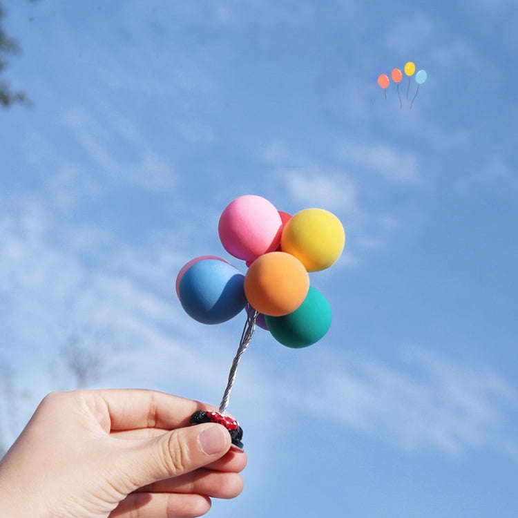 Car Ornaments Confession Balloons Cute Decorative Supplies, Color: Colorful