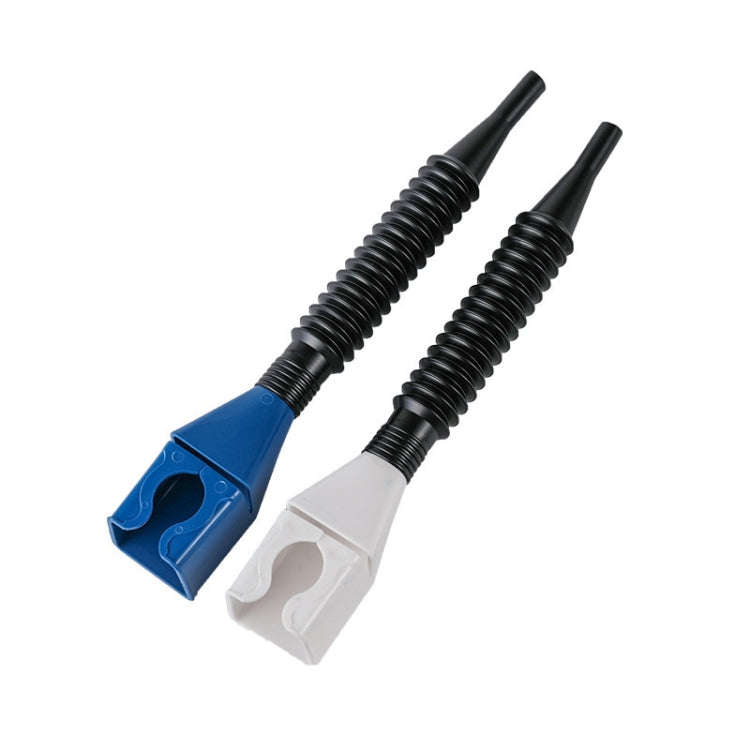 5pcs Plastic Refueling Funnel Portable Folding Telescopic Hose Hands-Free Bayonet(Blue)
