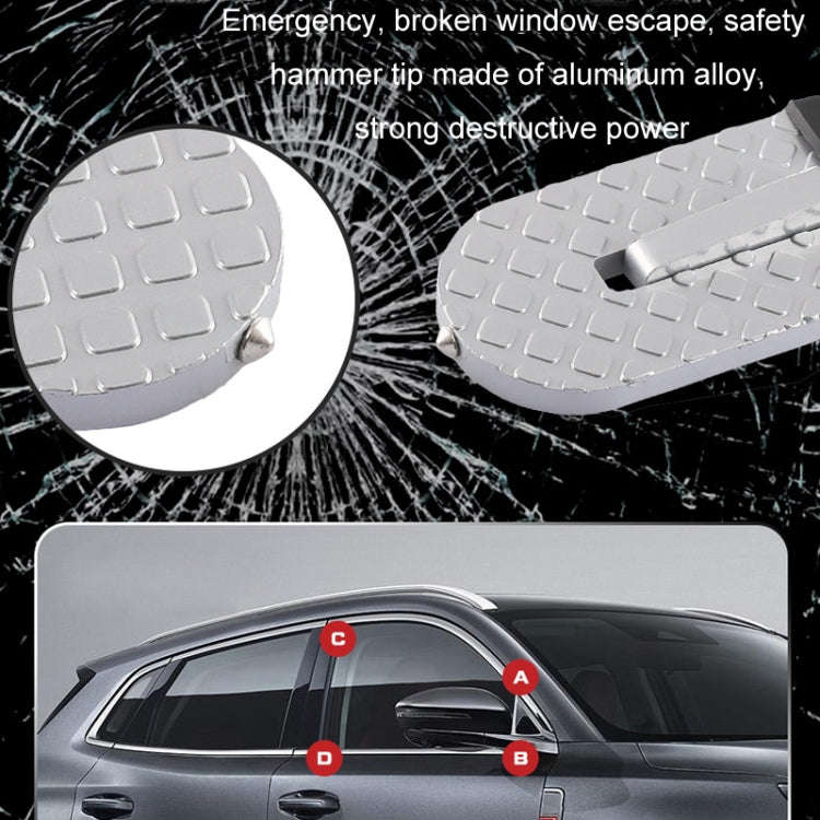 For SUV Car Assistance Getting In The Car Hook Pedal, Color: Black with Broken Window