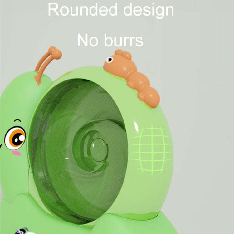 17 x 8 x 15.5cm Childrens Snail Rotating Coin Bank Cartoon Savings Jar Toys With Lights And Music...