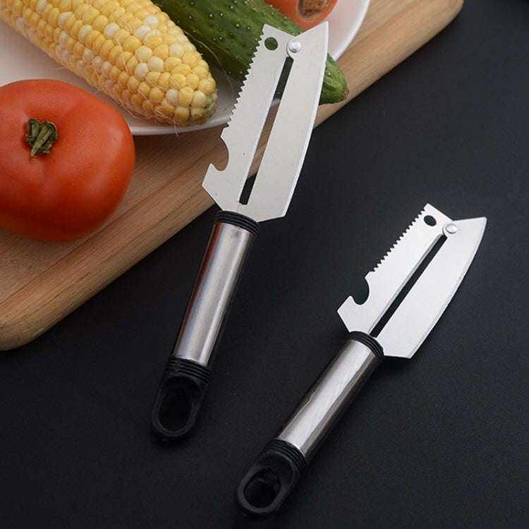 Multifunctional Stainless Steel Paring Knife Household Fruit And Vegetable Scraper Bottle Opener(...