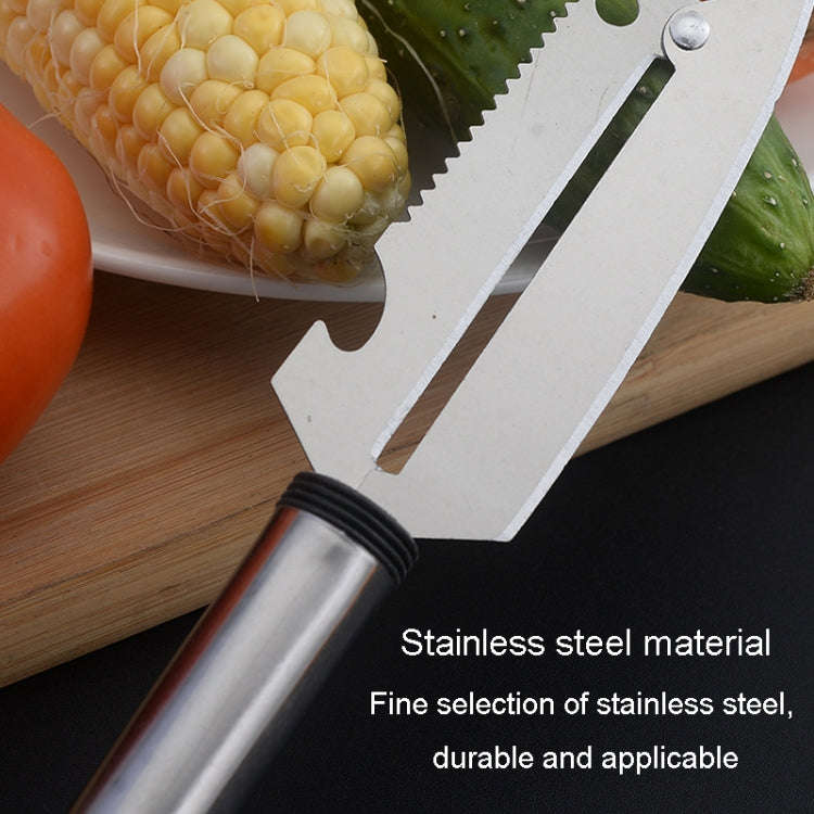 Multifunctional Stainless Steel Paring Knife Household Fruit And Vegetable Scraper Bottle Opener(...