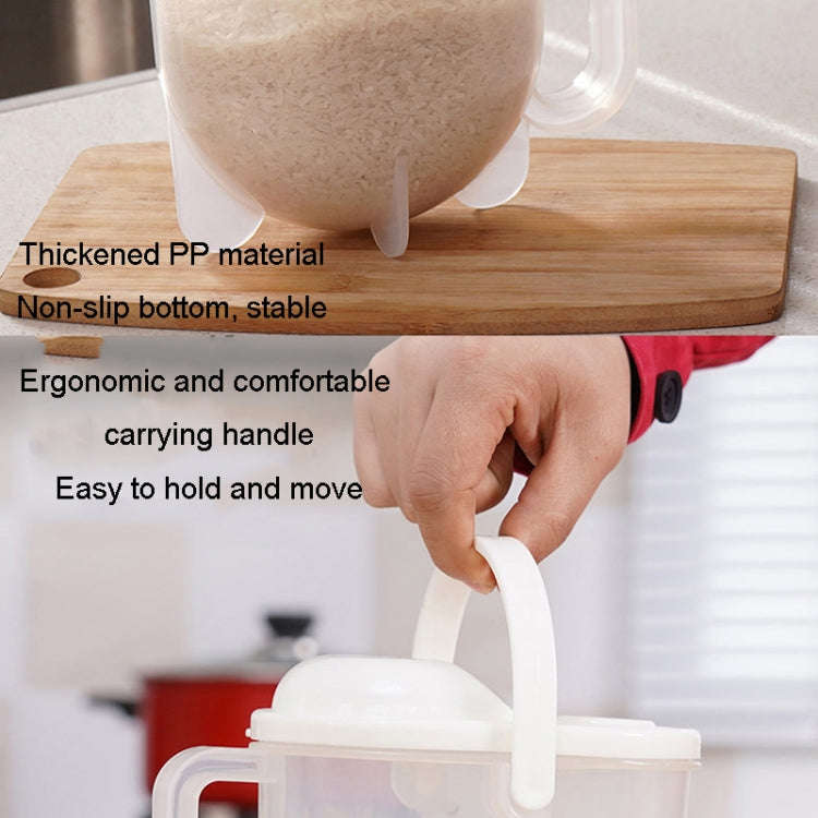 Home Kitchen Rice Washing Sieve Rice Washer Convection Plastic Rice Panner(Color Box)