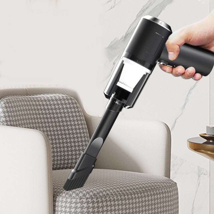 Automotive Household Small Vacuum Cleaner Car USB Charging Powerful Cleaning Tool(Black)