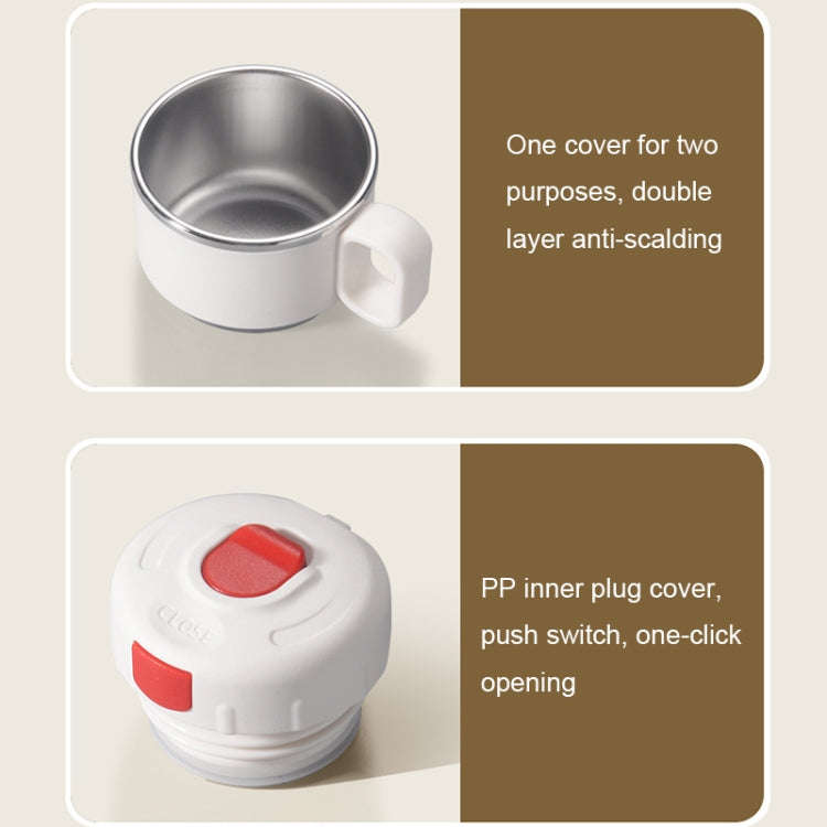 316 Stainless Steel Outdoor Sports Large Capacity Thermos Cup with Tea Filter, Color: 1200ml Green