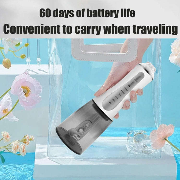350ML Water Tank Oral Irrigator Rechargeable 5 Gear Adustable Water Flosser, Spec: With  Bracket ...