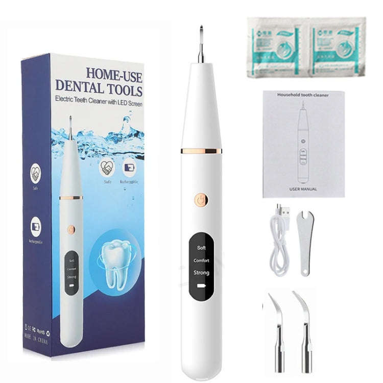 Ultrasonic Electric Dental Scaler Teeth Plaque Cleaner Dental Stone Removal With LED Light, Spec:...
