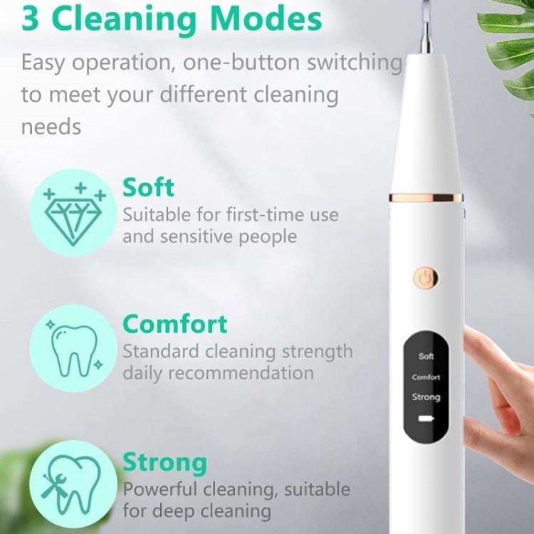 Ultrasonic Electric Dental Scaler Teeth Plaque Cleaner Dental Stone Removal With LED Light, Spec:...