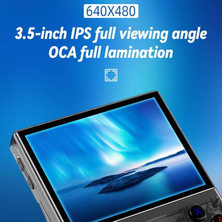 ANBERNIC RG35XX PLUS  Handheld Game Console 3.5-Inch IPS Screen Support HDMI TV 64GB+128GB(White)