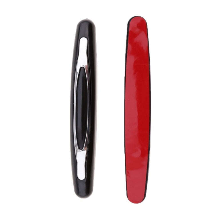4pcs/set Car Door Anti-collision Strips Rearview Mirror Anti-scratch Stickers(Black)