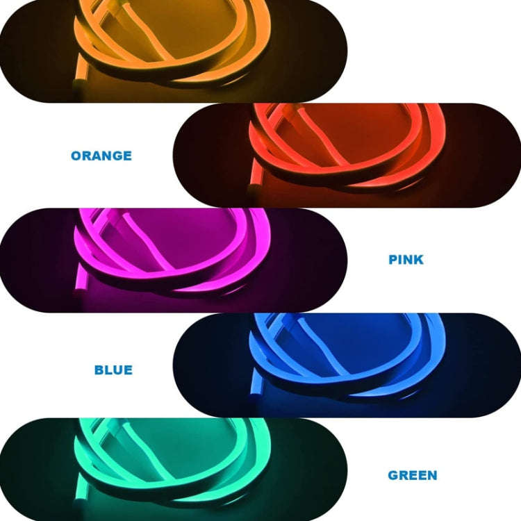 2m 5V LED Light Strip USB Flexible Neon Silicone Soft Strips Set(Warm Color)