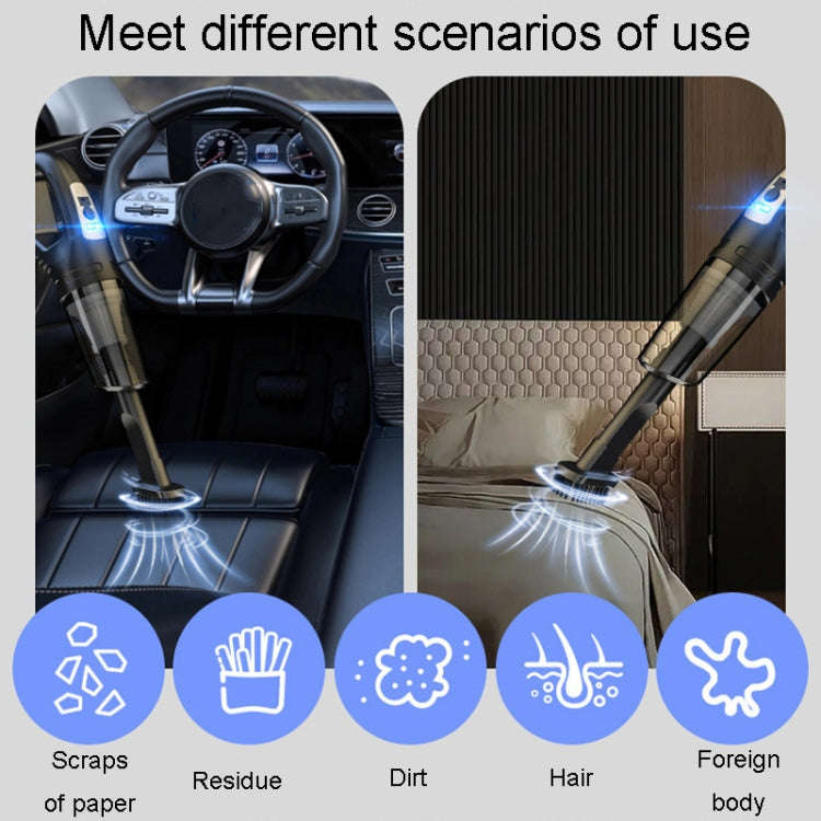 Rechargeable Small Handheld Car Dustbuster Vacuum Cleaner With Powerful Suction For Car And Home