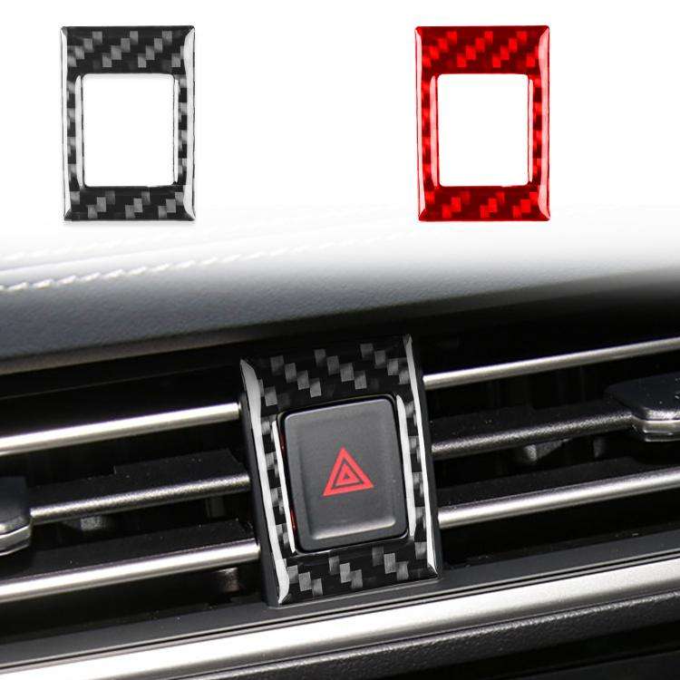 For Volkswagen Sagitar 2019-2023 Left-hand Warning Light Button Decorative Sticker(Red)