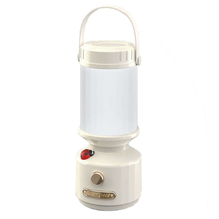 Tripolar Dimmable LED Bedside Night Light Camping Decorative Ambient Light(White)