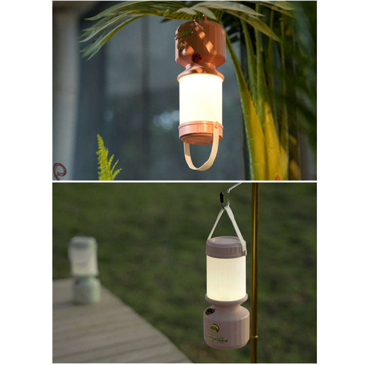 Tripolar Dimmable LED Bedside Night Light Camping Decorative Ambient Light(Pink)