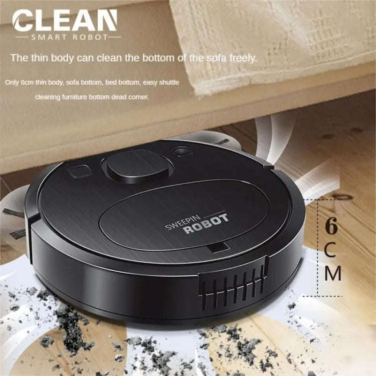 Intelligent Screening Robot USB Charging Automatic Cleaning Machine Vacuum Cleaner(White)
